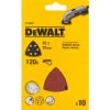 DeWalt DT3093-QZ Feuilles abrasive pour ponceuse Delta - K120 - 93mm (10pcs) - DT3093-QZ