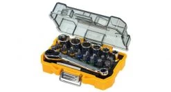 DeWalt DT71516 Jeu d'embouts et de douilles 24 pièces, avec cliquet - DT71516-QZ