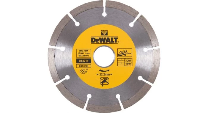DeWalt DT3711 - Disque diamant - 125 x 22,23 x 1,8mm - béton - pierre - DT3711-QZ