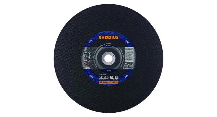 Rhodius 201518 ST34 - Disque de tronçonnage pour machines stationnaires - 350 x 2,5 x 25,40 - 350 mm - 201518