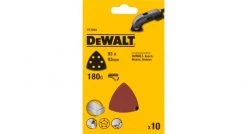 DeWalt DT3094 Feuilles abrasives pour ponceuse Delta -93x93mm (10pcs) - DT3094-QZ