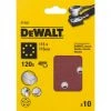 DeWalt DT3023 Feuilles abrasifs - P120 - 115x115mm (10pcs) - DT3023-QZ