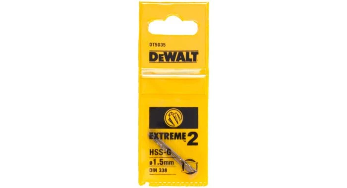 DeWalt DT5035 Forets Métal EXTREME 2® - 1.5x40mm (2pcs) - DT5035-QZ