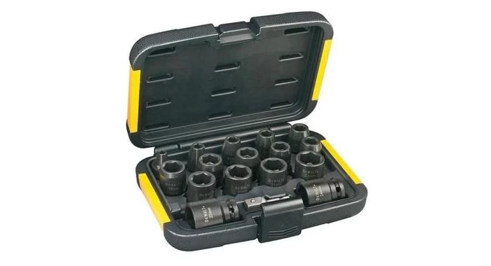 DeWalt DT7506 jeu de douilles de 17 pièces dans un étui - DT7506-QZ