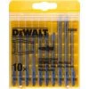 DeWalt DT2292 Cassette de 10pce lames scie sauteuse pour métal - DT2292-QZ