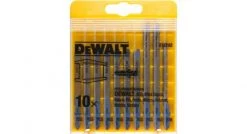 DeWalt DT2292 Cassette de 10pce lames scie sauteuse pour métal - DT2292-QZ