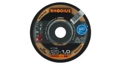 Rhodius 204621 XT38 - Disque de tronçonnage extra-fin - 125 x 1,0 x 22,23 - 125 mm - 204621