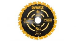 DeWalt DT10304 Extreme Lame de scie circulaire - 190 x 30 x 24T - Bois (Avec clous) - DT10304-QZ