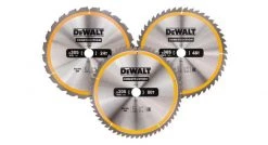 DeWalt DT1964 Jeu de lames de scie circulaire 3 pièces - 305 x 30 x 24t / 48t / 60t - Bois - DT1964