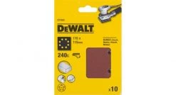 DeWalt DT3025 Feuilles abrasive - P240 - 115x115mm (10pcs) - DT3025-QZ