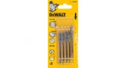 DeWalt DT2168 Lame pour scie sauteuse HCS - 76mm (5pcs) - DT2168-QZ