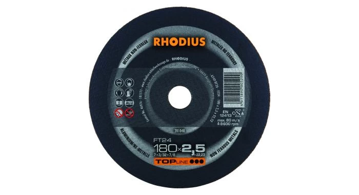 Rhodius 201048 FT24 - Disque de tronçonnage manuel - 180 x 2,5 x 22,23 - 180 mm - 201048