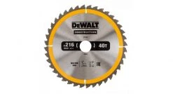 Dewalt DT1953 Construction Lame de scie circulaire - 216 x 30 x 40D - Bois (avec clous) - DT1953-QZ