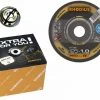 Rhodius PROline ll XT38 Set de disques à tronçonner - Ecrou de serrage rapide inclus - Extra fin - 125 x 22,23 x 1,0mm - RVS/Acier (50pc) - 211189